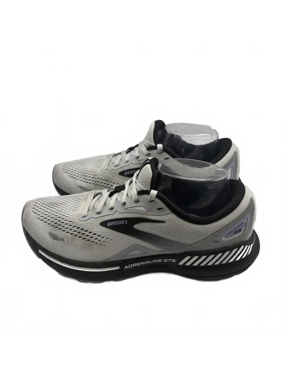 Brooks Adrenaline GTS 23 Women’s Size 9.5 B Grey Purple Running Shoes